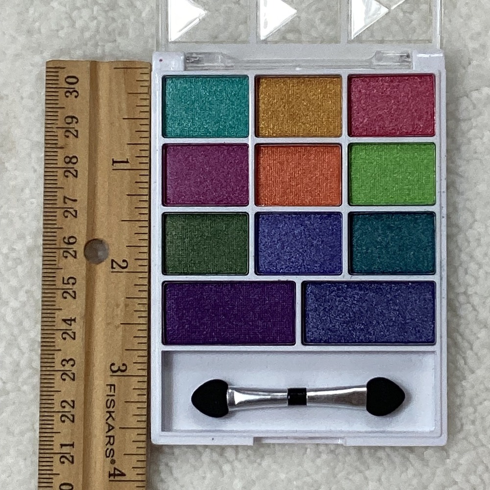 KleanColor Bright Shimmer Eyeshadow Palette 12 Shades New Y2K Glam Festival - Picture 9 of 9